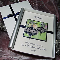 Product shot for: Christmas Baubles - Luxury Handmade Christmas Card