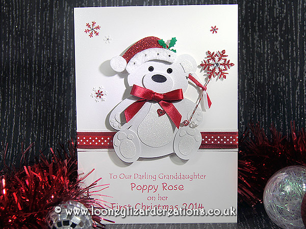 Baby's First Christmas - adorable personalised handmade cards &amp; baubles