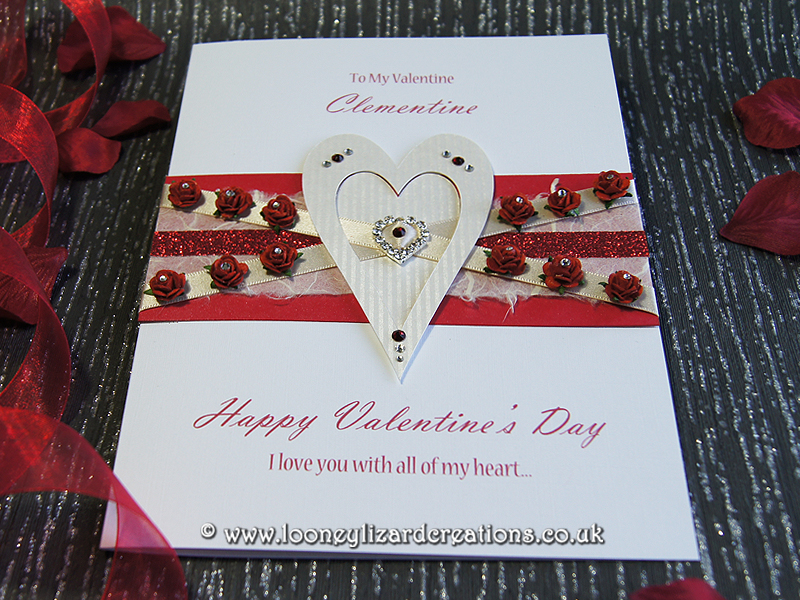 A Dozen Red Roses - Luxury Valentines Card