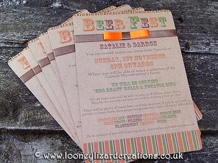 Beer Festival party invitations